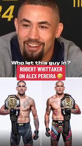 When #RobertWhittaker had this to say about middleweight #AlexPereira 😂  #UFC303 #UFC #MMA #combatsports #funny (via UFC)