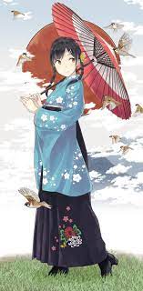 hiwatari rin アニメの女の子 アニメ着物 漫画ガール