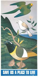 1979 New Zealand Conservation Poster New Zealand Art Nature Posters Art