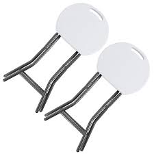 Plegables, giratorios, fijos o elevables. Pack 2 Taburetes Plegables Altos Para Cocina En Color Blanco Ver Mas Detalles En Enlace Taburetes Plegables Plegables Taburetes Modernos