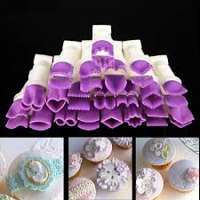 10x Flower Shape Lace Edge Clip Fondant Cake Embossed Clip Pastry Baking Tools Fondant Cake Decorating Classes Fondant Flowers