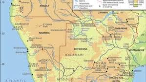 Us map physical features labeled inspirationa labeled physical. Kalahari Desert Map Facts Britannica