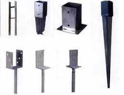 Post Anchor Sizes 3 1 2 X 3 1 2 4 X 4 5 X 5 6 X 6 Hdg And Powder Coating High Grade Steel Used For W Fence Post Fence Post Repair Building