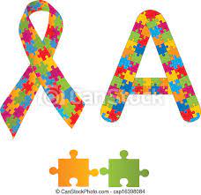 The autistic spectrum (also referred to as the autism spectrum) is a developmental and behavioral condition that results from combinations of characteristically autistic traits, including differences in social interaction, communication, interests, imagination and activities. Autism Symbols Autism Awareness Ribbon And Letter A As Autism Spectrum Disorders Symbol Vector Illustration Canstock