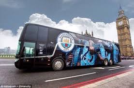 Pin By Ahammad Tausif Mayeen On Footballzz Bus Manchester City Football Club Manchester City