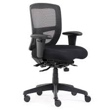 A great alternative to leather, mesh backed office chairs are perfect for home offices or the workplace! Office Chair With Arms Mesh Back Office Furniture Seating Ys Design Miami Ii Black Ys113
