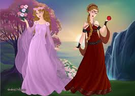 Persephone Before And After By Https Ladyilona1984 Deviantart Com On Deviantart Disney Dress Up Disney Dresses Persephone Goddess