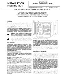 Maybe you would like to learn more about one of these? Furnace Twinning Control Installation Manualzz