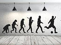 evolution mal anders cooles wandtattoo fur fussballfans lieferbar in mehr als 30 farben home decor decals decor home decor