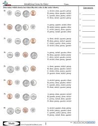 The initial worksheets review the names and values of u.s. Money Worksheets Free Distance Learning Worksheets And More Commoncoresheets