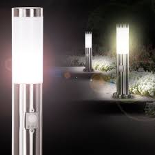 Gartenleuchte Aussen Stehlampe Mit Bewegungs Sensor