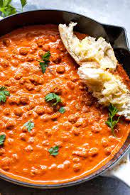 20 Minute Muhammara Chickpea Skillet Vegan Gluten Free Recipe Middle Eastern Recipes Chickpea Recipes Dinner Middle Eastern Recipes Vegetarian
