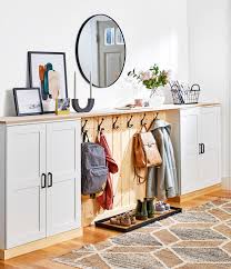 We can all install a great big run of shallow cabinetry to make our hallway storage really vast. 25 Stylish Solutions For Those Awkward Spaces You Don T Know What To Do With Better Homes Gardens