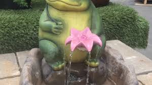 Fountains may be blended in with the surrounding garden in a natural way. Water Fountains At Lowes Youtube