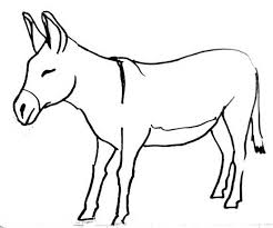 Download and print for free. Coloring Page Of Donkey