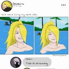 He had noticed deidara was upset, but he didn't know why, and he was worried about him. Tobidei Art Explore Tumblr Posts And Blogs Tumgir