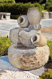 Mediterran angelegte terrasse brunnen mediterranen garten. Produkt 4 Brunnen Natursteine Dayan