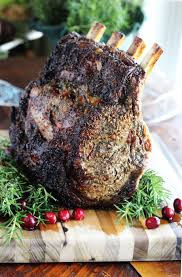 'tis the season to enjoy a tender and juicy christmas roast. Perfectly Crusted Rosemary Standing Rib Roast Tender Juicy Inside This Is The Ultimate Holiday Ma Standing Rib Roast Rib Roast Christmas Dinner Main Course