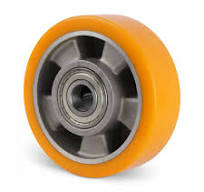 PU-Rad 100 mm - Kugellagerbohrung 15 mm - 300 kg