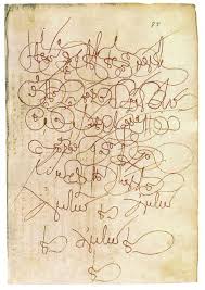 Monocondylic Script One Continuous Line Circa 1350 75 As Seen In Jubert S Typography And Graphic Design Via Metane Calligraphy Typography Graphic Design