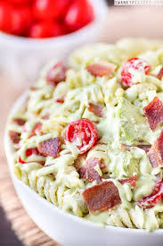 Avocado Bacon Pasta Salad Swanky Recipes Avocado Pasta Salad Bacon Pasta Salad Pasta Salad