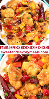 2 boneless skinless chicken breasts, diced. Panda Express Firecracker Chicken Copycat Sweet And Savory Meals