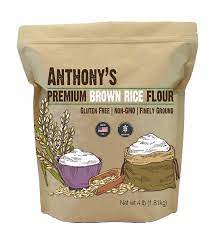 Brown Rice Flour Batch Tested Verified Gluten Free Anthonys Goods