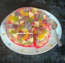 In a large bowl add cake mix, add remaining ingredients, to the cake mis. Fruit Jelly Cake Recipe Jelly Fruit Cake Recipe Yummy Tales Of Tummy