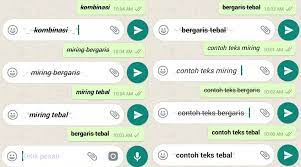 Check spelling or type a new query. Cara Membuat Tulisan Whatsapp Tebal Miring Atau Bergaris