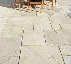 Desert Sand Is A Stunning Light Coloured Sandstone Paving Slab With Soft Yellow Buff Cream And White Tones Sandstone Paving Sandstone Paving Slabs Sandstone
