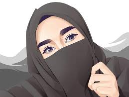 Gambar kartun wanita keren gaul. 50 Muslimah Bercadar Gambar Anime Keren Wanita Hijab Terpopuler Lingkar Png