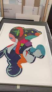 Crafted from high quality pvc solid panel. Jay S Frames Kaws Puzzle Floated In All White Facebook