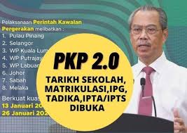 31 mac 2020 (spm) / 7 april 2020 (stpm/setaraf), jam 11:59 malam. Tarikh Buka Sekolah Matrikulasi Ipg Tadika Universiti Semua Negeri Selepas Penguguman Pkp 2 0