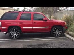 2016 gmc yukon black black custom lifted slt 22 fuel ebay with. Yukon On 24s Youtube
