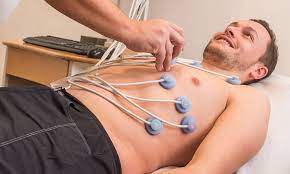 (ist lustig, weil man auch selber das ekg anlegen muß. Ruhe Ekg Innsbruck Dr Werner Kirchebner