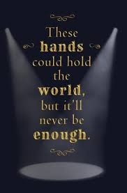 I'm trying to hold my breath let it stay this way can't let this moment end you set off a dream with me getting louder now can you hear it echoing? P T Barnum Bailey Circus The Greatest Showman Movie Quote Hugh Jackman Loren Allred Never Enough Lyric The Greatest Showman Showman Showman Movie