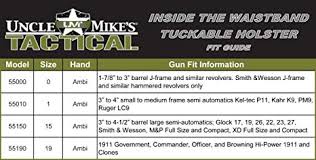 Uncle Mikes Tactical Inside The Waistband Tuckable Holster