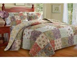 Greenland Home Fashions Blooming Prairie 3 Piece Full Bedspread Set Gl 0910nf The Home Depot Country Bedding Sets Bedding Sets Bedding Master Bedroom