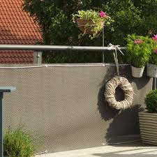 Balkonverkleidung Kunststoffgeflecht Titangrau Balkonverkleidung Tischdekoration Hochzeit Blumen Balkon