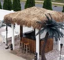Amazon.com: Pealihuy Straw Roof Thatch Tiki Bar Roof Palm ...
