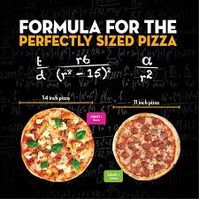 How big is a small little caesars pizza? Math Ster Chef Reveals First Ever Formula For The Perfectly Proportioned Pizza Slainte