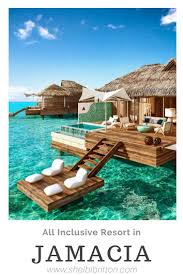 All Inclusive Luxury Resort In The Caribbean Perfect For Dreamy Honeymoons And Romantic Getaways Jamaic Bahamas Honeymoon Best Island Vacation Water Bungalow