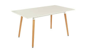 Our extending dining tables are available in a choice of styles, choose from glass, wooden, oak, walnut, mahogany and more, all with practical extendable table actions. Buy Argos Home Charlie Extending 4 6 Seater Dining Table White Dining Tables Argos