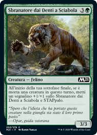 Sergio rubini, paolo villaggio, anita caprioli and others. Sbranatore Dai Denti A Sciabola Core Set 2021 Gatherer Magic The Gathering