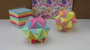 Papierblumen basteln blumen wanddeko basteln mit kindern. Origami Stern Modulares Origami Anleitung 3d Stern Aus Papier Basteln Youtube