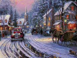 Detail Of Christmas Cottage Viii By Thomas Kinkade Thomas Kinkade Art Thomas Kinkade Paintings Thomas Kinkade Christmas