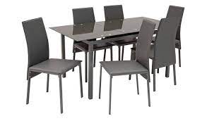Maybe you would like to learn more about one of these? Buy Argos Home Lido Glass Extending Dining Table 6 Grey Chairs Dining Table And Chair Sets Argos