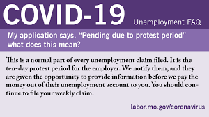 If you need proof of your income from unemployment benefits, learn how to request it from the department of unemployment assistance (dua). Mo Dept Of Labor On Twitter Faq My Application Says Pending Due To Protest Period What Does This Mean This Is A Normal Part Of Every Unemployment Claim Filed It Is The