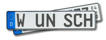 Wunschkennzeichenversand