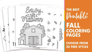 These alphabet coloring sheets will help little ones identify uppercase and lowercase versions of each letter. The Best Fall Coloring Pages For Kids Adults World Of Printables